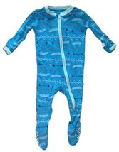 Kickee Pants Goumi Baby Sleepers 0-3 Months Bamboo Footed Zip Lot image 2