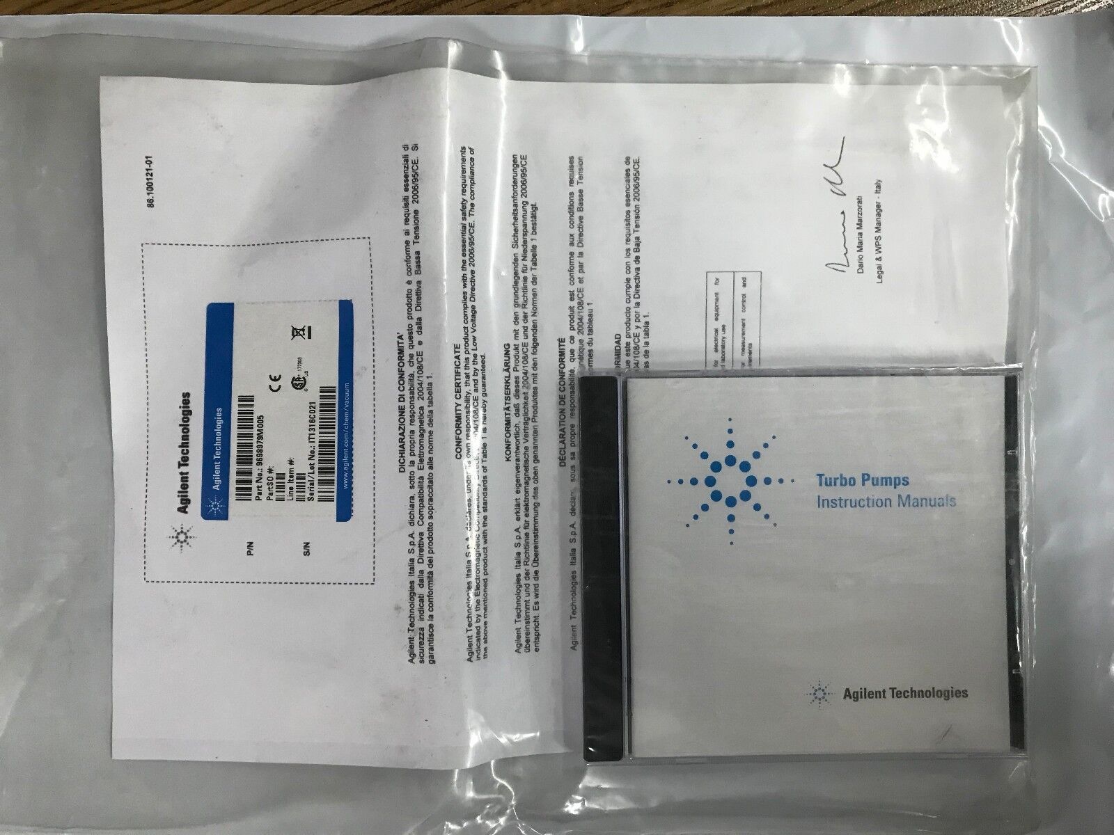 Agilent varian 9698978m005 navigator controller TV302/401 genuine cdrom ... - $100.05