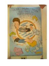 Beavis And Butthead Poster Butt Head In A Washing Machine - £7.98 GBP
