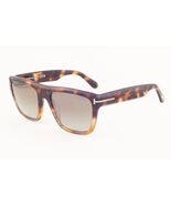 Tom Ford ALBERTO 1077 55G Dark Havana / Brown Sunglasses TF1077 55G 55mm - $227.05