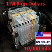 1M FULL PRINT PROP MOVIE MONEY PROP MONEY Real Looking New Style Copy $1... - $484.14