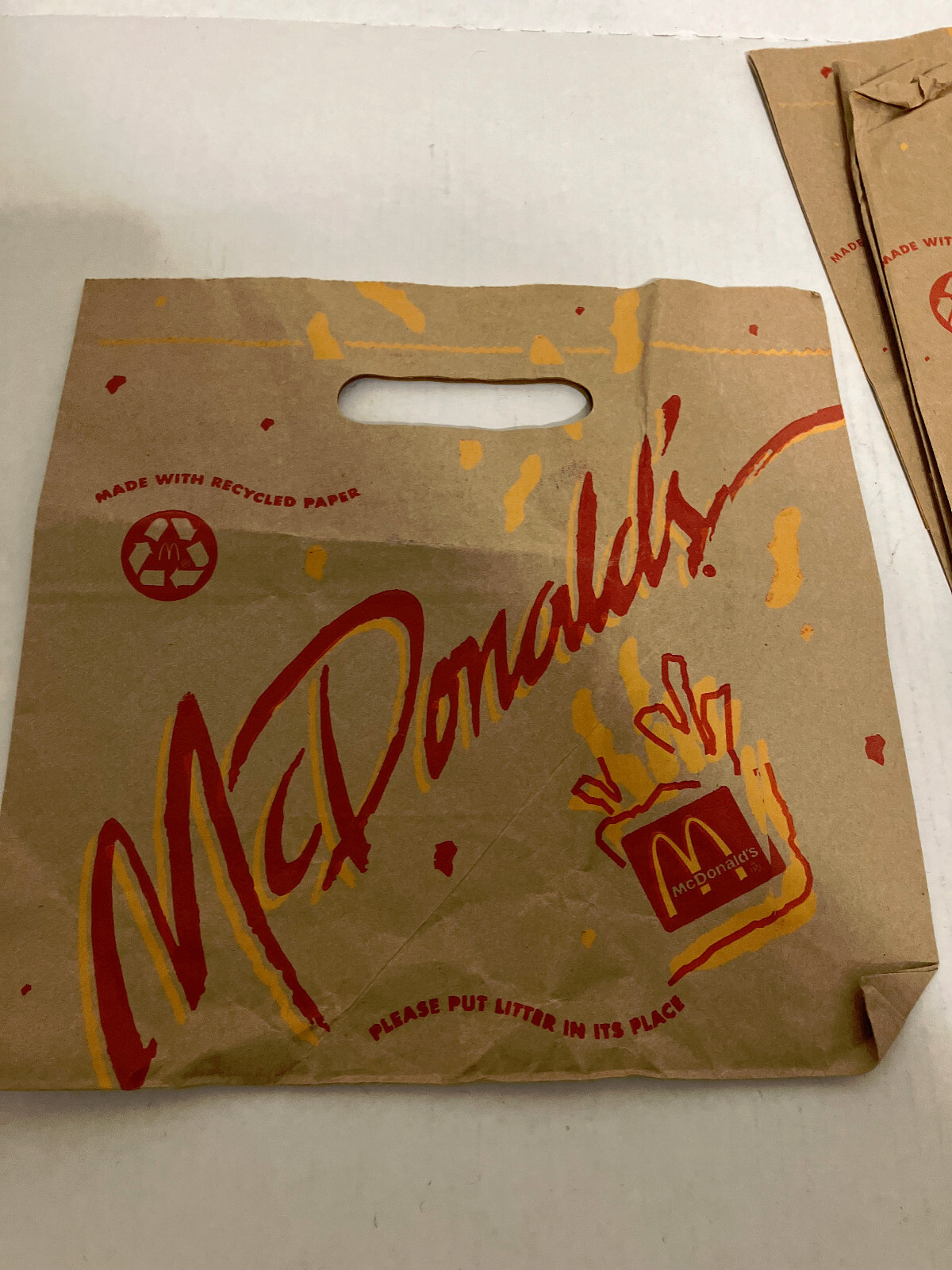 McDonald' vintage paper bag lot Batman Returns McGrilled chicken dream team bags Item image 4