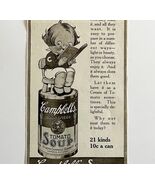 1916 Campbell's Tomato Soup Advertisement 21 Kinds ABC Food LGADYC4 - €17,04 EUR