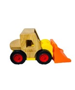 Tonka 2007 Hasbro 5” Wooden Plastic Bulldozer Construction Equipment Fun... - $9.01