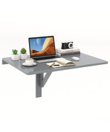 31.5 x 23.5 Inch Wall Mounted Folding Table for Small Spaces-Gray - Colo... - $2,402.39 MXN