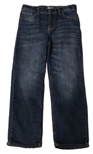 Primary image for Boys Osh Kosh B’gosh Classic Jeans Size 8R Straight Leg Dark Wash
