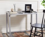 SAFAVIEH Collection Osgood Dark Grey Computer Table Home Office Folding ... - $253.99