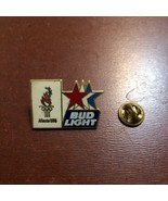 ATLANTA 1996. OLYMPIC GAMES. OLYMPIC PIN. SPONSOR BUD LIGHT Lapel Hat - $16.71 CAD