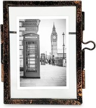 Isaac Jacobs 2x3 Antique Bronze Metal Floating Picture Frame - 10 PACK - £46.18 GBP