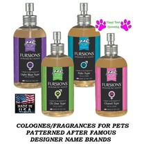 Set Of 4 Pet Grooming Cat Dog Fursions Designer Cologne Perfume Fragranc... - $95.32