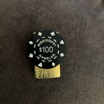$100 Mississippi Gambler Casino Chip Money Clip Rare Opened But Never Us... - $12.86