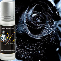 Black Rose & Oud Scented Roll On Perfume Fragrance Oil Luxury Hand Poured - $17.95+