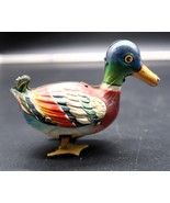 Vintage Friction Tin Litho Toy 1940’s Duck Germany US Zone No Key - €25,92 EUR