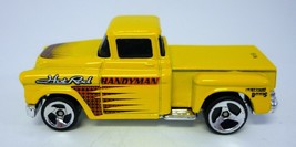 Hot Wheels &#39;56 Chevy Flashsider Hot Rod Handy Man Yellow Die-Cast Truck ... - $54.72 MXN
