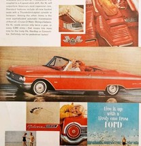 1962 Ford Galaxie 500 XL Advertisement Automobilia Cherry Red Hot Rod HM2M - $29.99