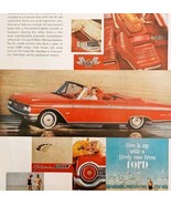 1962 Ford Galaxie 500 XL Advertisement Automobilia Cherry Red Hot Rod HM2M - €25,73 EUR