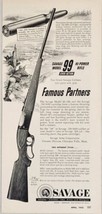 1952 Print Ad Savage Model 99 Hi-Power .250-3000 Rifles Chicopee Falls,MA - $17.08