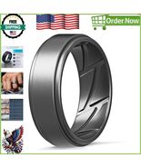 Durable &amp; Hypoallergenic Silicone Wedding Rings - Perfect for Active Lif... - $23.90 CAD