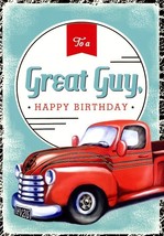 To A Great Guy Happy Birthday - Birthday Greeting Card - 210D - $51.34 MXN