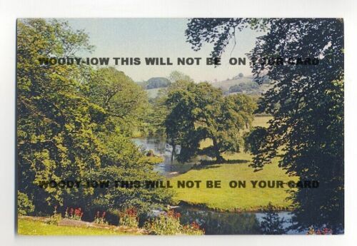 Dix0014 - View from Haddon Hall , Derbyshire - Dixon postcard DBY 918 - $1.90