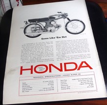 honda Original Vintage Print Ad - $7.00