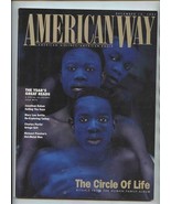 American Way Magazine American Airlines &amp; Eagle December 15 1991 Circle ... - £14.02 GBP
