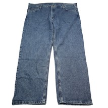 Wrangler Jeans Mens 42 x 30 Blue Pants Denim Workwear Relaxed Cowboy Western - $24.63