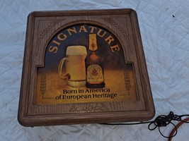 Stroh’s Dissolving Illumination Lighted Bar Beer Sign Peter W. Stroh Works - $177.64