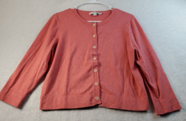 Boden Cardigan Sweater Womens Size 12 Pink Long Sleeve Round Neck Button Front - £14.10 GBP