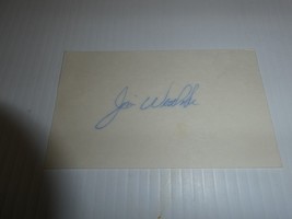 Vintage 1950s MLB Baseball Player Jim Westlake 1 AB Signed 3x5 Index Card - £14.13 GBP