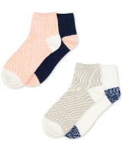 Warner&#39;s Womens 4 Pack Cloud 9 Soft Mid Crew Socks,One Size,Pink/Grey As... - £17.26 GBP