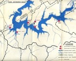 Tom Jenkins Dam Burr Oak Reservoir  Brochure &amp; Map Huntington West Virgi... - $33.75