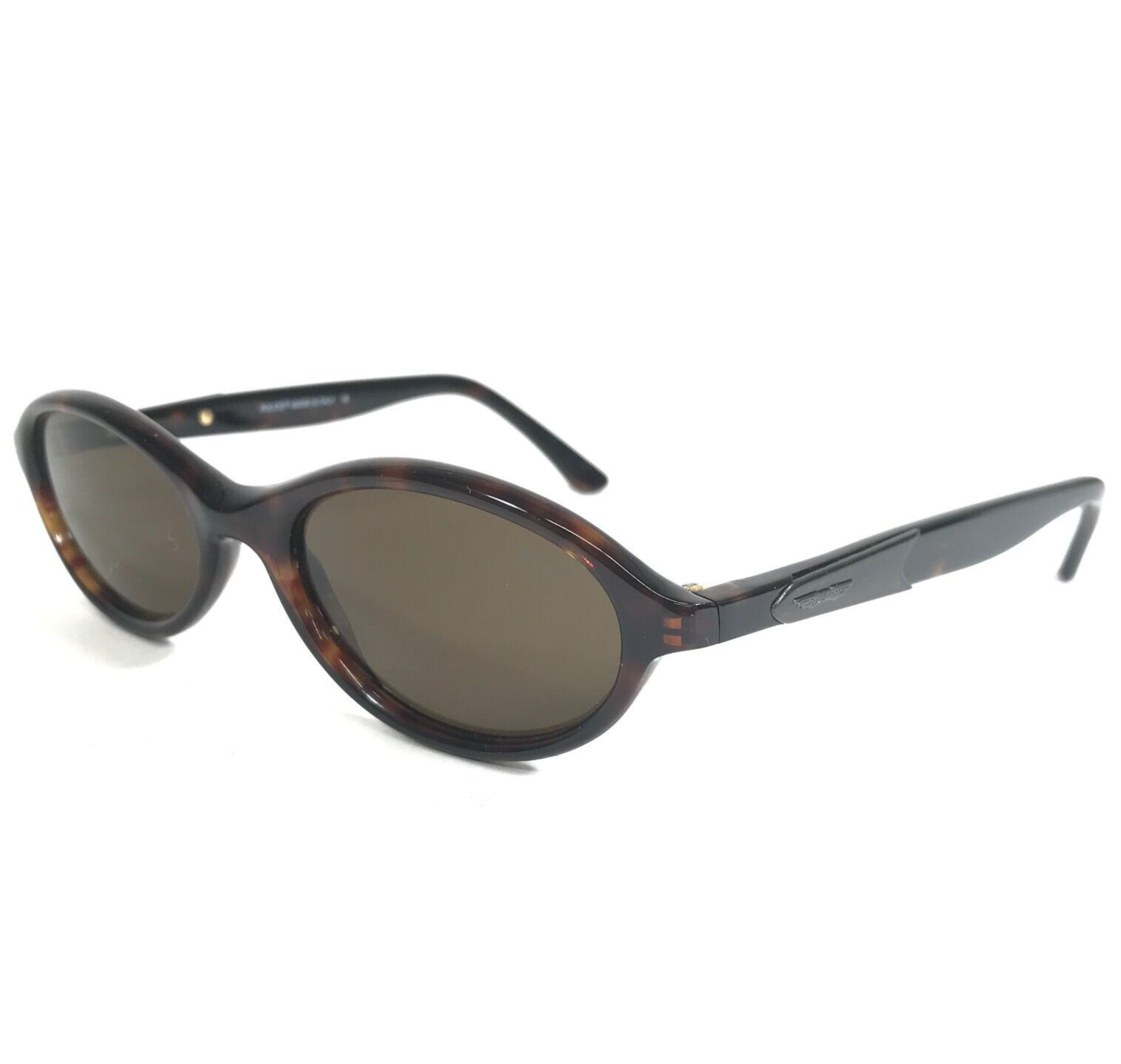 Primary image for Police Sunglasses MOD.1263 COL.722 Tortoise Gray Round Frames with Brown Lenses