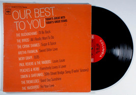 Our Best to You: Today&#39;s Greatest Hits (1967) Vinyl LP • Byrds, Aretha F... - $9.61