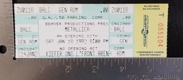 METALLICA - VINTAGE JAN. 18, 1992 NEW ORLEANS, LA. MINT WHOLE CONCERT TI... - $30.00