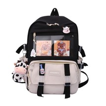 JOYPESSIE Fashion Women Backpack Kawaii Canvas Leisure Travel Bag Rucksack Bookb - £52.45 GBP