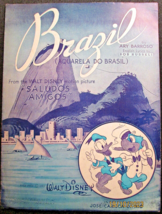 WALT DISNEY: (RARE VINTAGE SHEET MUSIC COLLECTION,1940,,S) BRAZIL - $123.75
