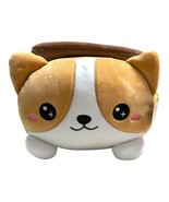 Add a Dash of Cuteness to Your Day with the 15" Smoochy Pals Corgi with Pizza Pl