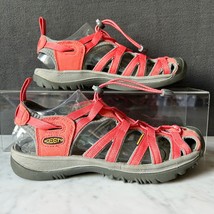Keen Whisper Hiking Water Sport Sandals Coral Closed Toe - Women&#39;s Size 7.5 - $884.08 MXN