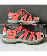 Keen Whisper Hiking Water Sport Sandals Coral Closed Toe - Women&#39;s Size 7.5 - $882.57 MXN