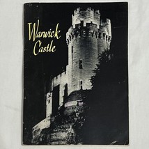 Vintage 1960&#39;s Warwick Castle England Estate Home Illustrated Guide Booklet - $18.97