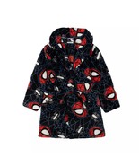 Spider-man Toddler Boy&#39;s Black Spidey and Spider Web Print Bathrobe, Robe - $552.28 MXN