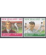 ZAYIX New Zealand B141-B142 MNH Semi-Postal Tennis Player Cricket Player... - £1.46 GBP