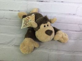 NICI Monkey Stuffed Animal Plush Brown Small Toy RARE - $58.91