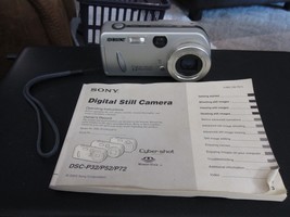 Sony Cybershot DSC-P52 Silver 3.2MP 2x Optical Zoom Digital Camera - For Parts - $19.79