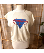 vintage 80&#39;s 90&#39;s Huey Lewis And The News short sleeve sweatshirt M - $123.03 CAD