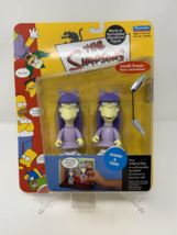 Playmates The Simpsons Sherri &amp; Terri Figure, World of Springfield Series 8 2000 - £11.92 GBP