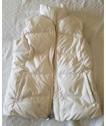 EDDIE BUAER PREMIUM GOOSE DOWN COLD WEATHER LIGHTWEIGHT WHITE QUILTED VE... - $34.06 CAD
