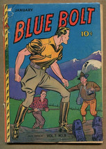 Blue Bolt vol 7 # 8 .. Good+..2.5 grade--cover detached...1947 comic book--i - £17.20 GBP