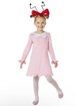 Cindy Lou Who Halloween Costume Girls 2T Pink Dress Headband Dr Seuss NEW - $27.72